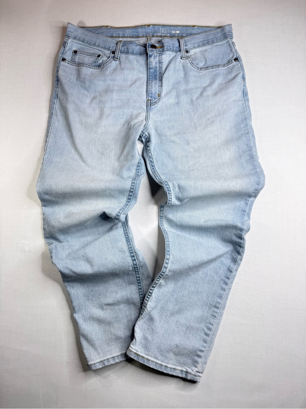 men's jeans George light blue slim fit 36/30 A4 0267